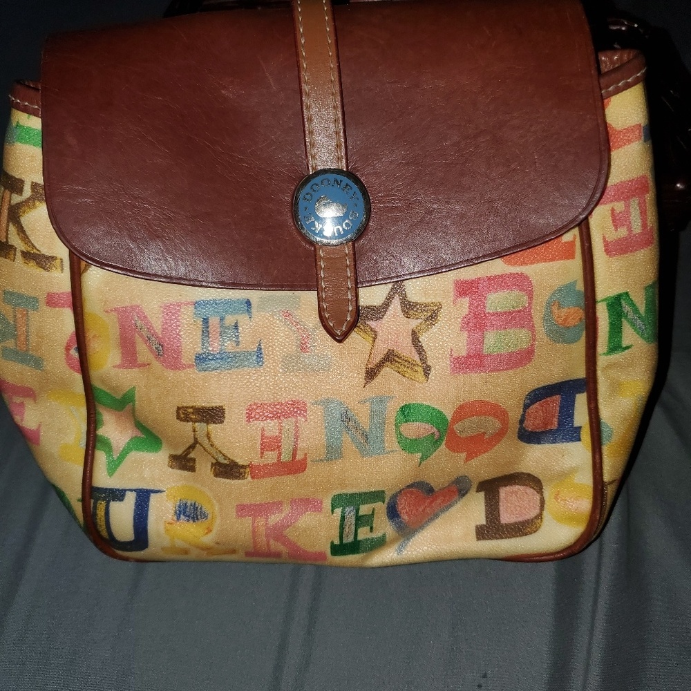 Vintage Dooney and Bourke backpack multicolored